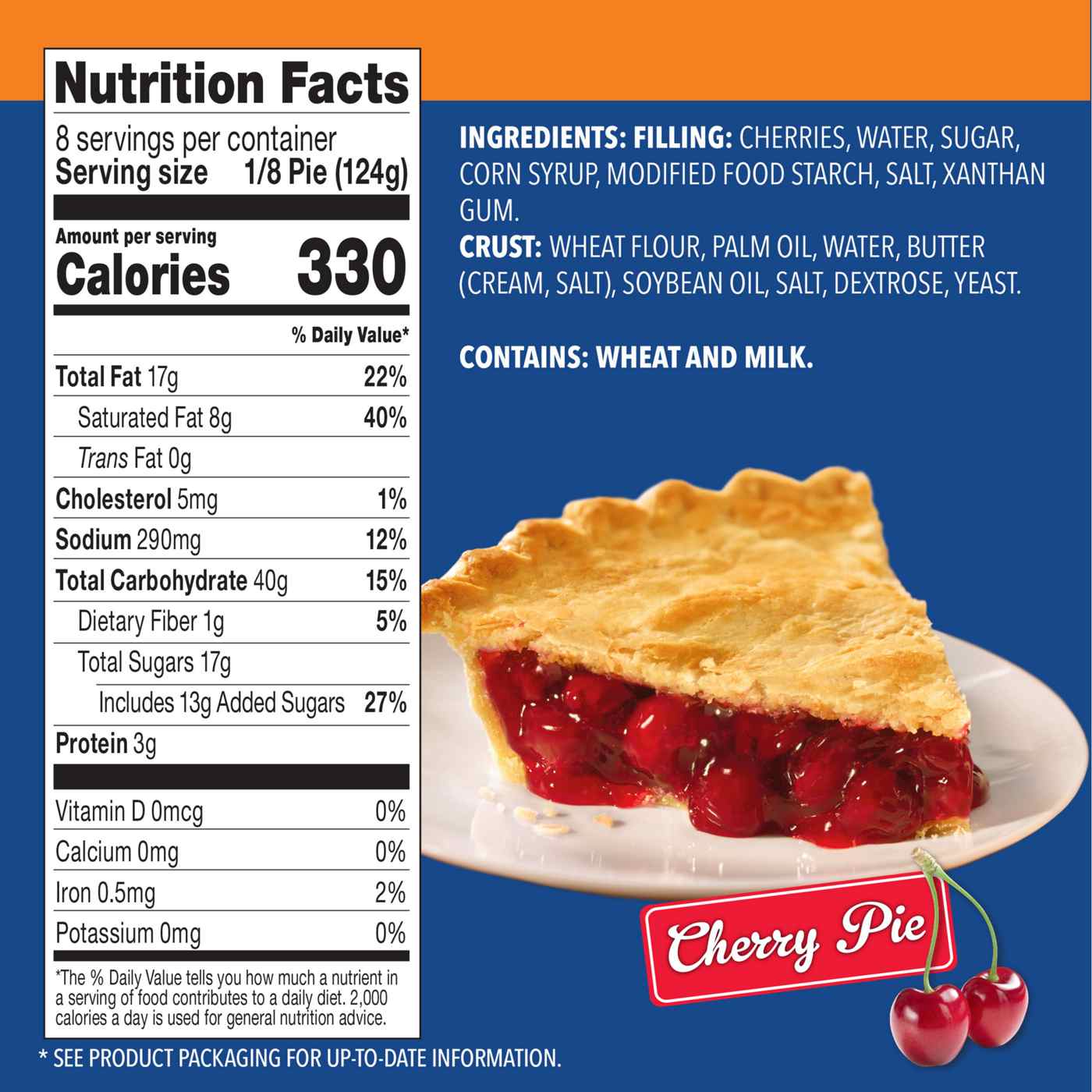 Mrs. Smith's Frozen Original Flaky Crust Cherry Pie; image 8 of 10