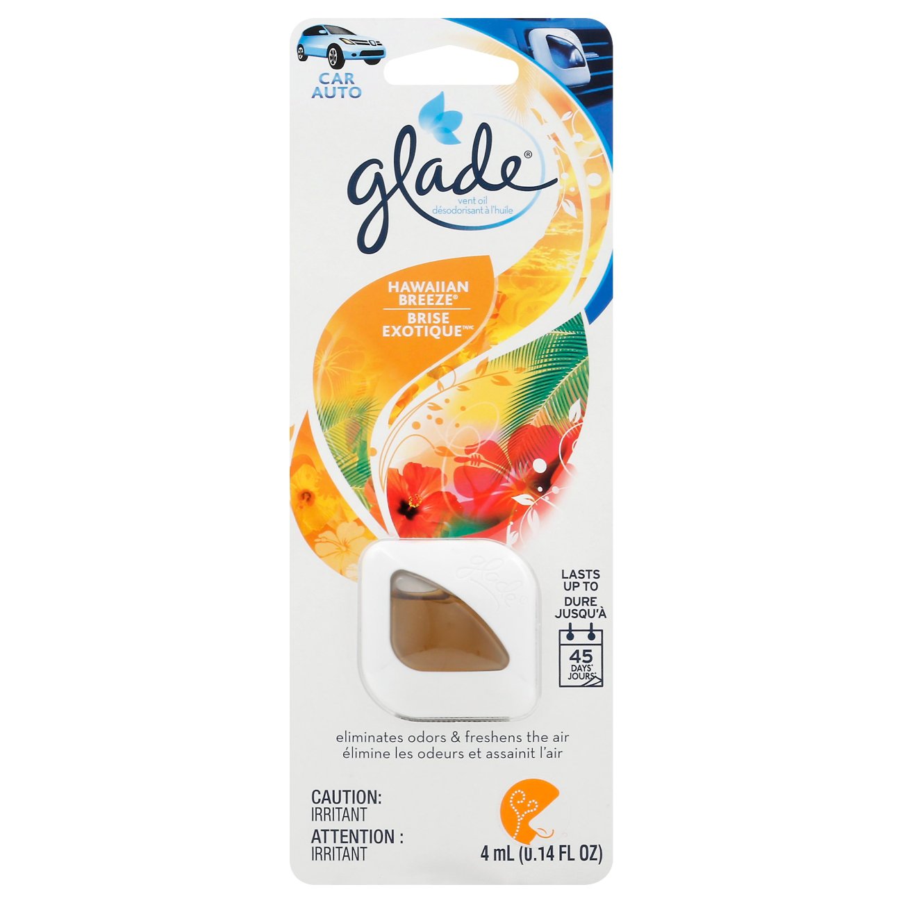 Glade Vent Oil Auto Air Freshener, Hawaiian Breeze Shop Car