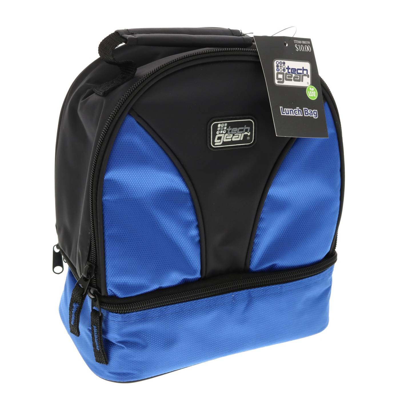 Tech Gear 2 Compartment Lunch Bag, Assorted Colors; image 1 of 4