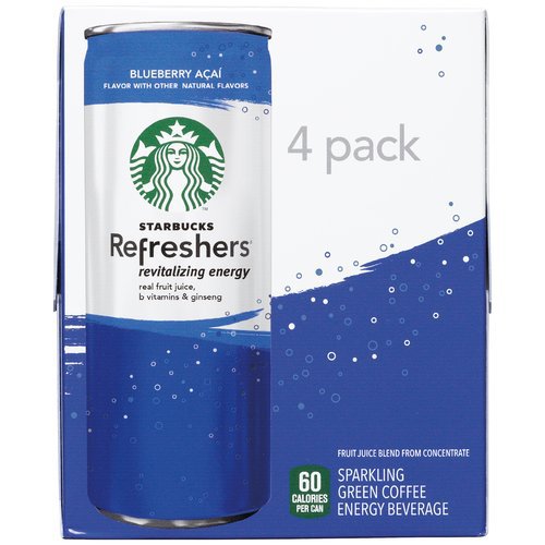 Starbucks Refreshers Blueberry Acai 4 PK Shop Starbucks Refreshers