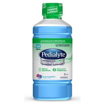 Pedialyte AdvancedCare Electrolyte Solution - Blue Raspberry, 33.8 oz