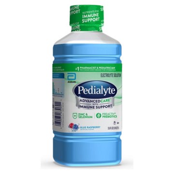 Pedialyte AdvancedCare Electrolyte Solution - Blue Raspberry, 33.8 oz