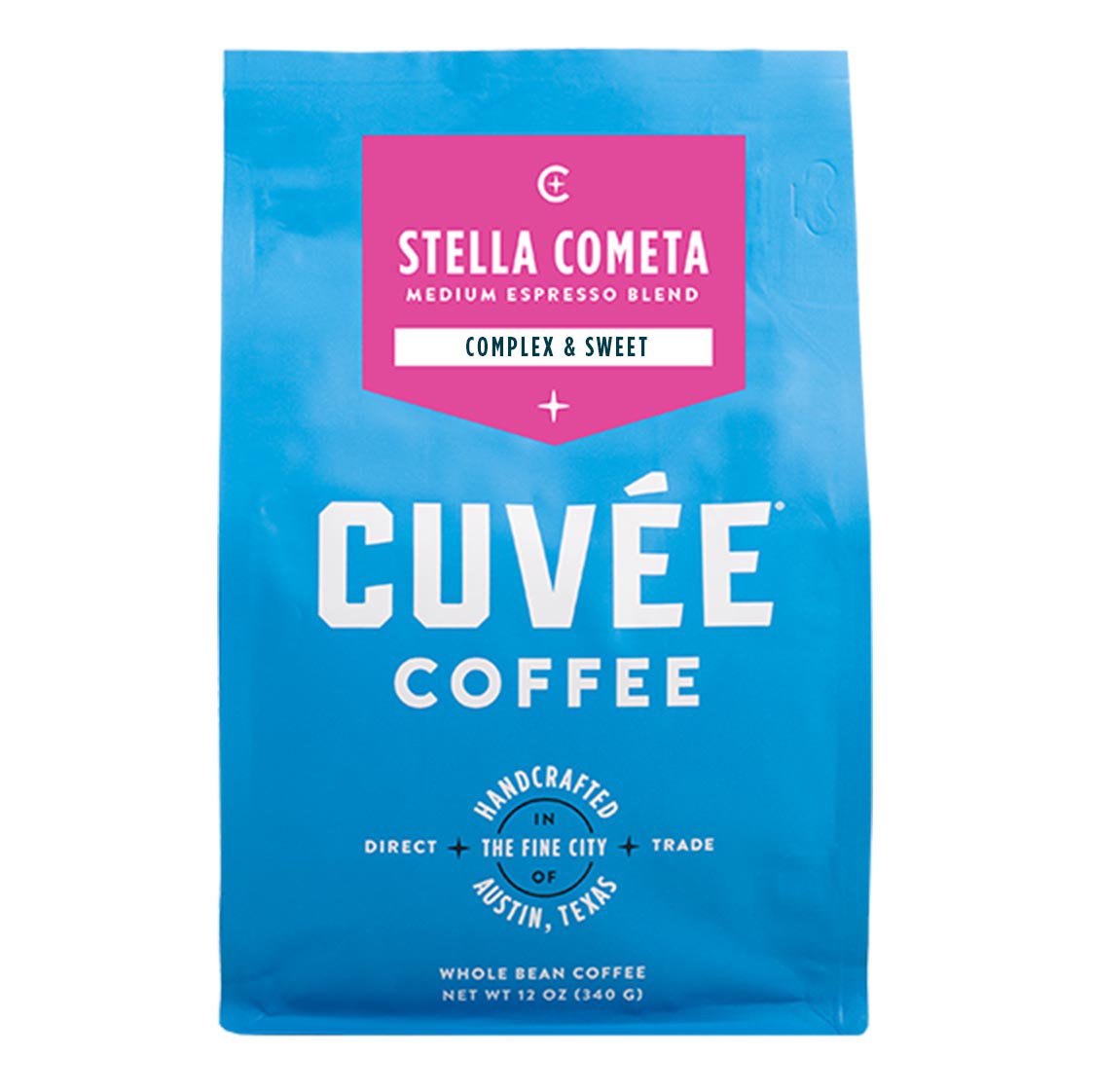 Cuvee Coffee Stella Cometa Medium Espresso Blend Whole Bean Coffee ...