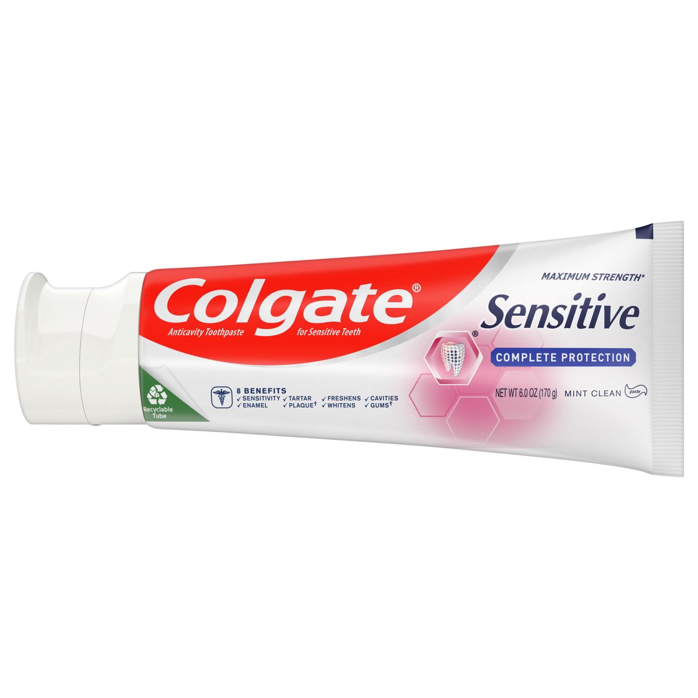 Colgate Sensitive Complete Protection Anticavity Toothpaste - Mint Clean; image 2 of 3