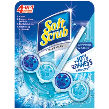 Soft Scrub Soft Scrub 4-in-1 Rim Hanger Automatic Toilet Bowl Cleaner Sapphire Waters