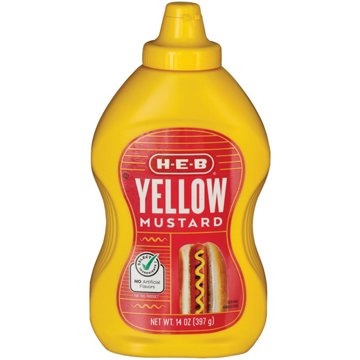 H-E-B Yellow Mustard, 14 oz