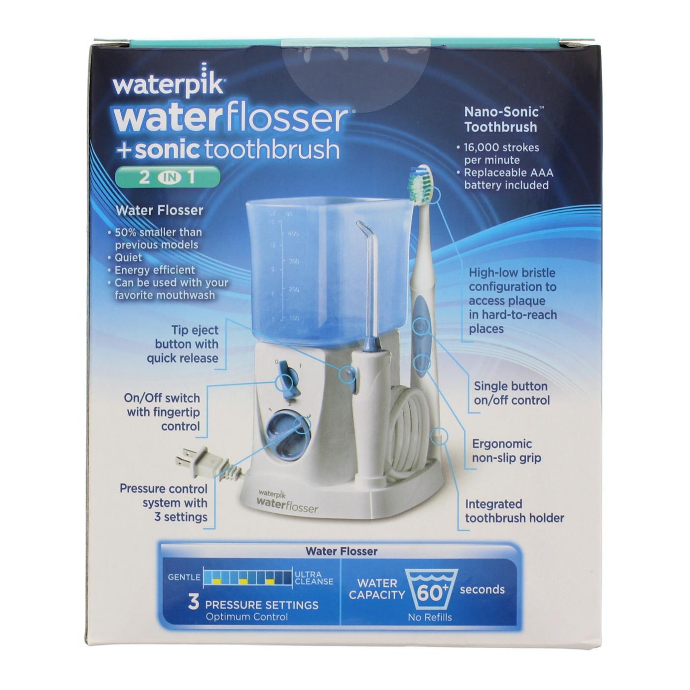 Waterpik 2-in-1 Waterflosser and Sonic Toothbrush; image 2 of 4