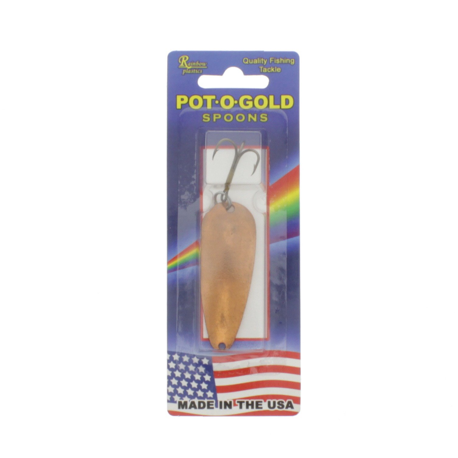 Rainbow Plastics 1/2 OZ Spoon, Copper Shop Fishing at HEB