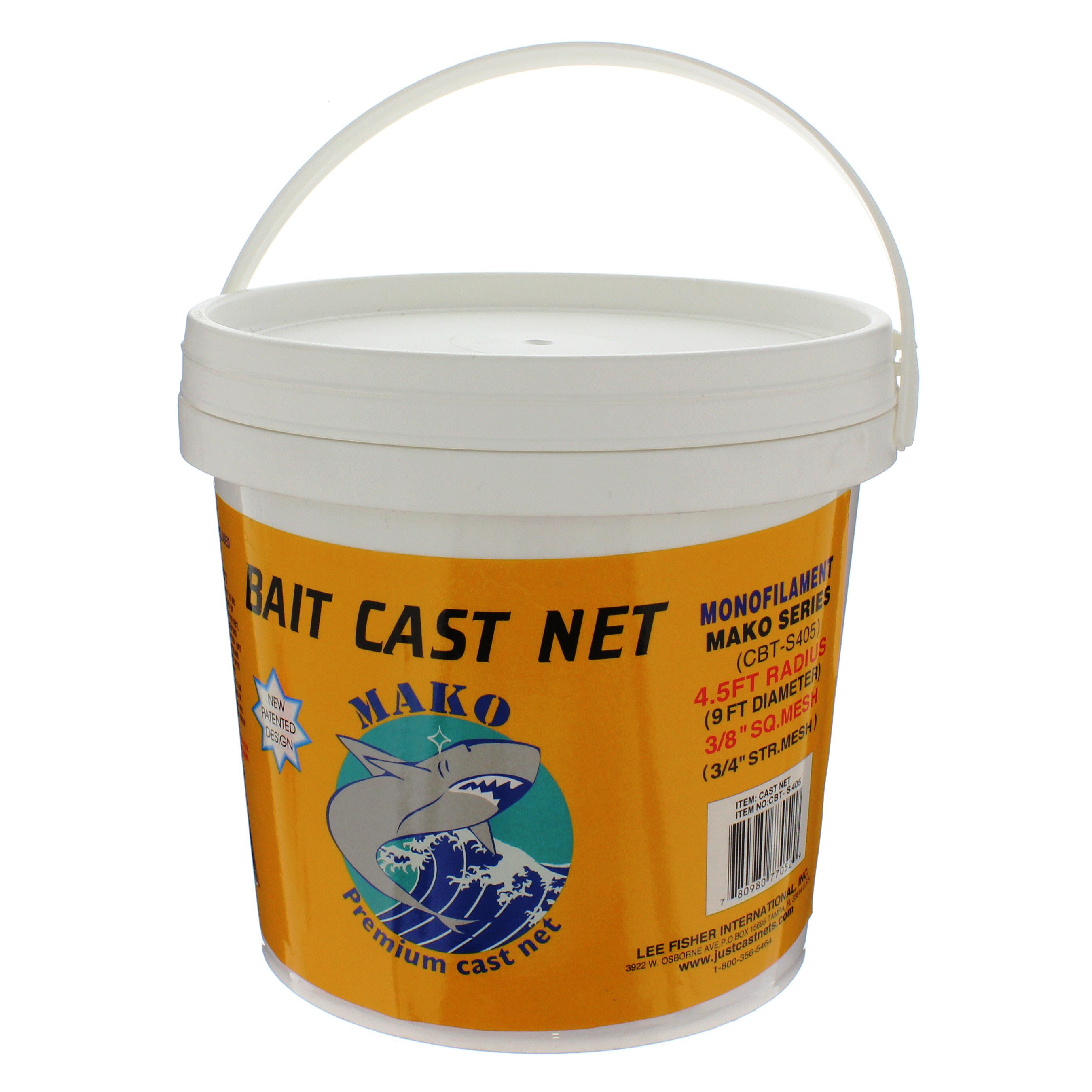 Lee Fisher 4.5 Foot Monofilament Bait Cast Net - Shop Fishing at H-E-B