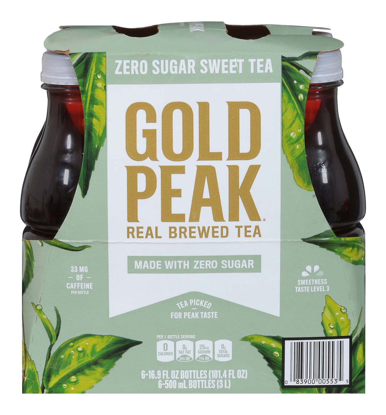 Gold peak Gold Peak Zero Sugar Sweet 6 Pack Bottles; image 1 of 2