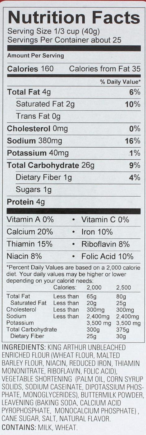 King Arthur Unbleached All-Purpose Baking Mix; image 2 of 2