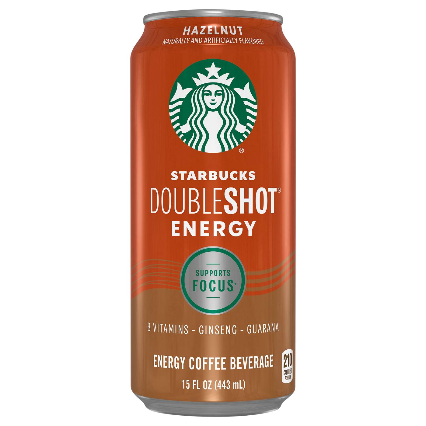 Starbucks Doubleshot Hazelnut Energy Coffee Drink; image 1 of 2