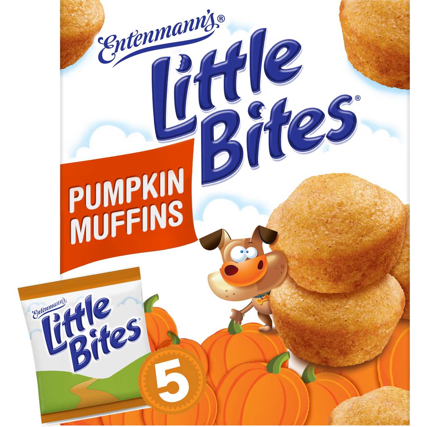 Entenmann's Little Bites Pumpkin Mini Muffins; image 1 of 3