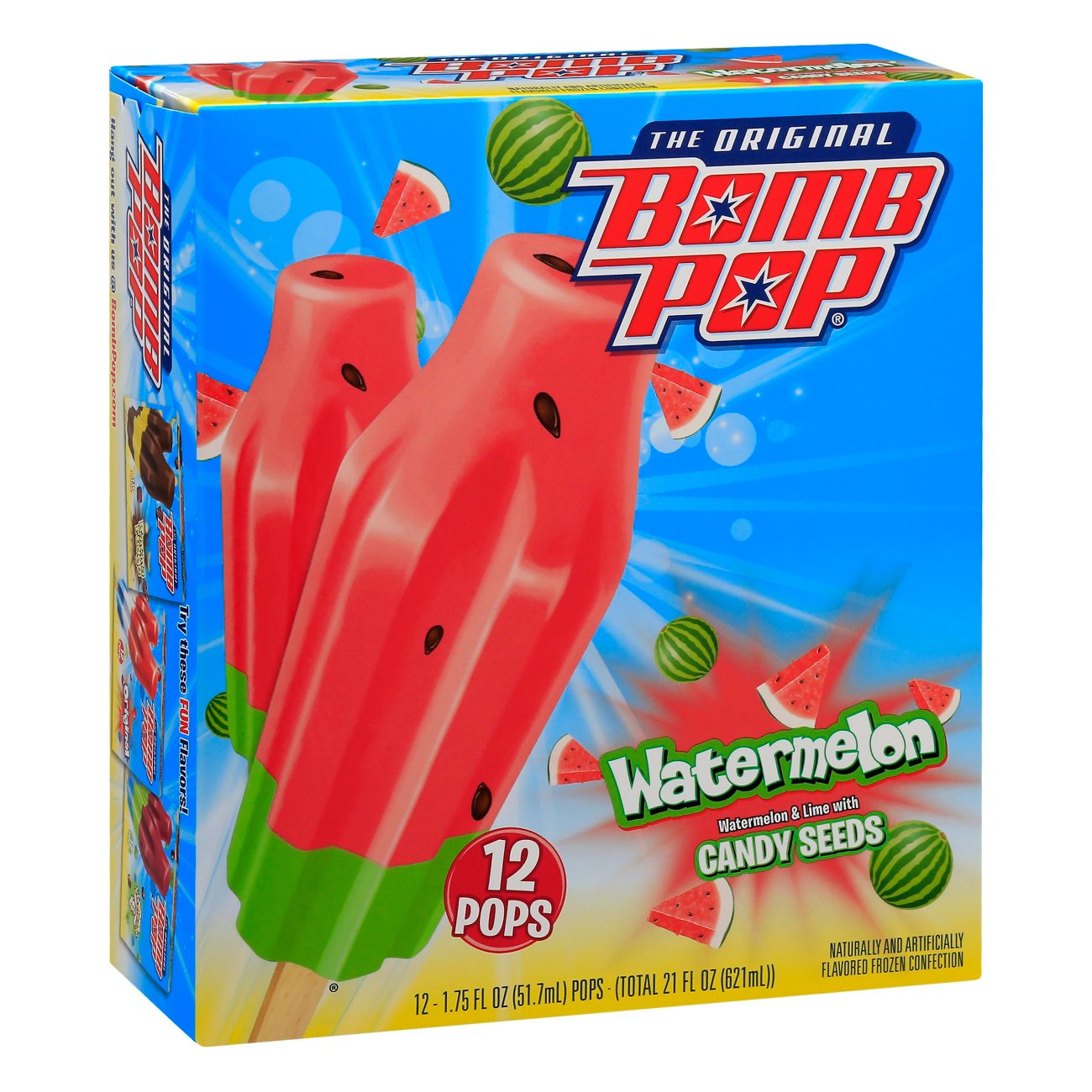 Bomb Pop Watermelon Frozen Confection - Shop Ice Cream at H-E-B