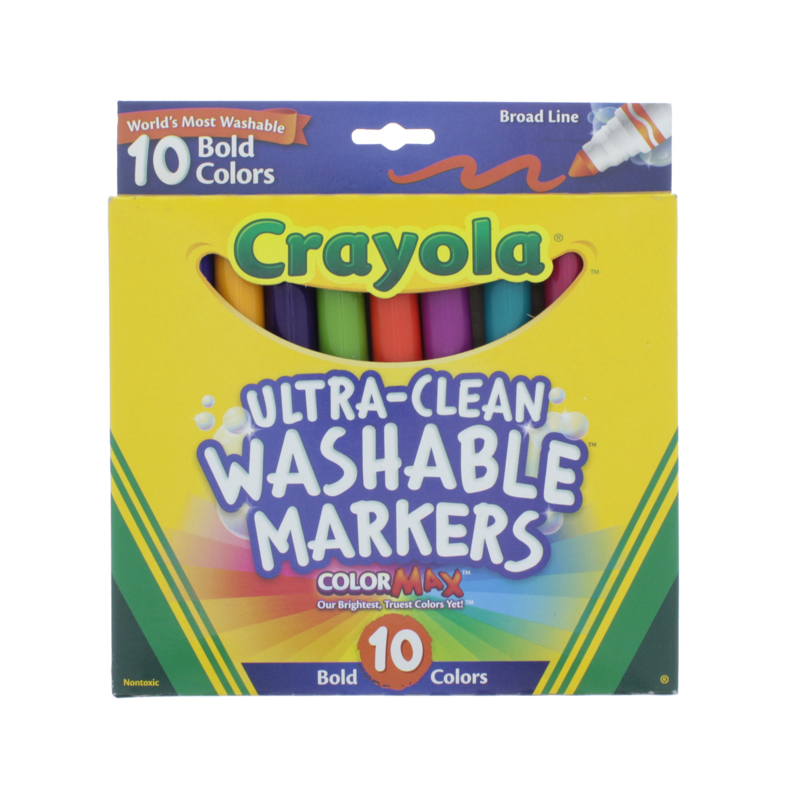 Crayola UltraClean Washable Broad Line Bold Color Markers Shop