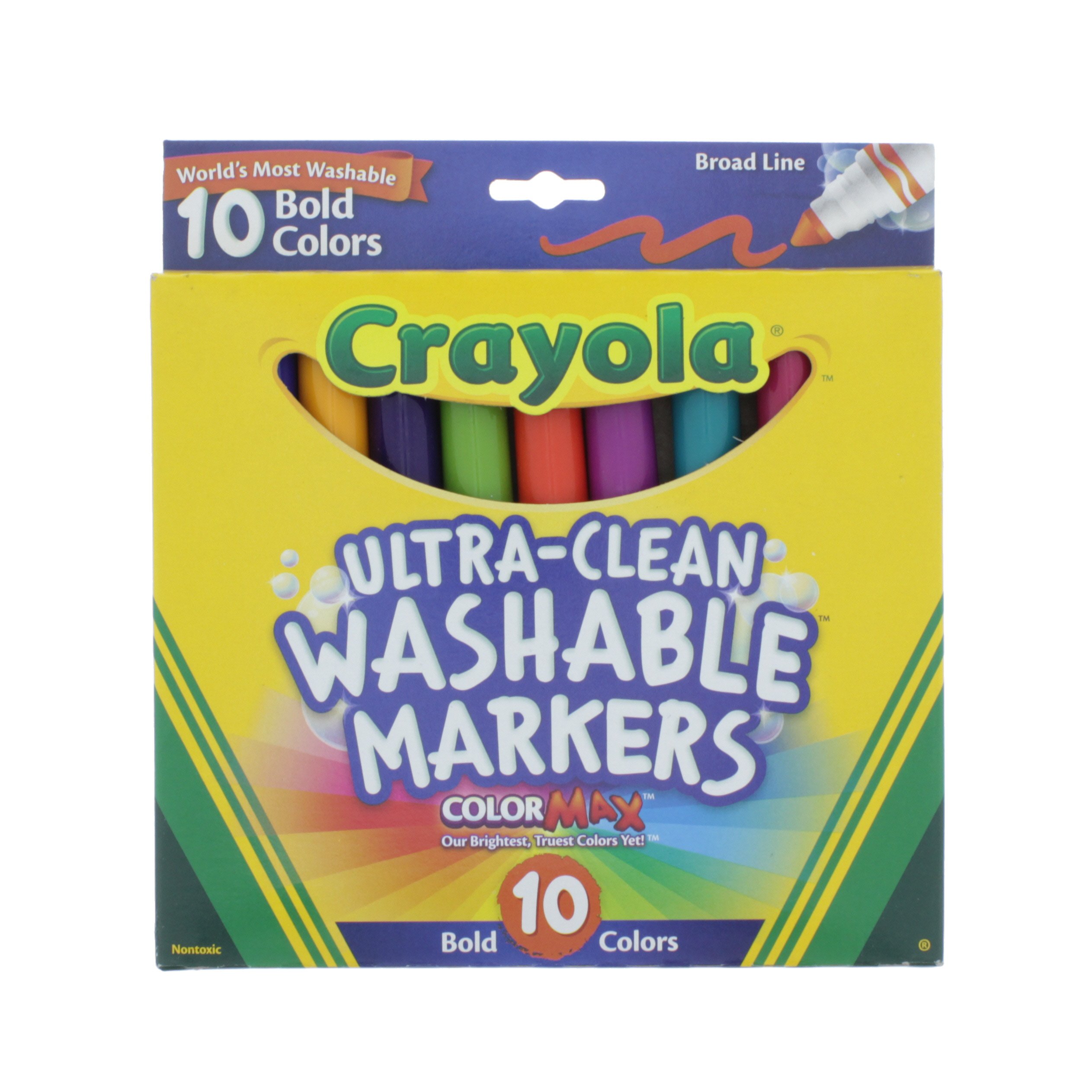 Crayola Ultra-Clean Washable Broad Line Bold Color Markers - Shop