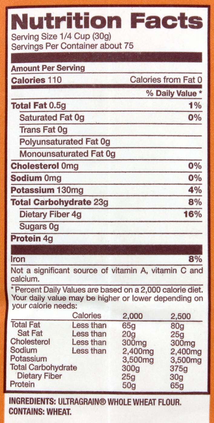 Ultragrain White Whole Wheat Flour; image 2 of 2