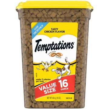 Temptations Classic Crunchy and Soft Cat Treats - Tasty Chicken Flavor, 16 oz