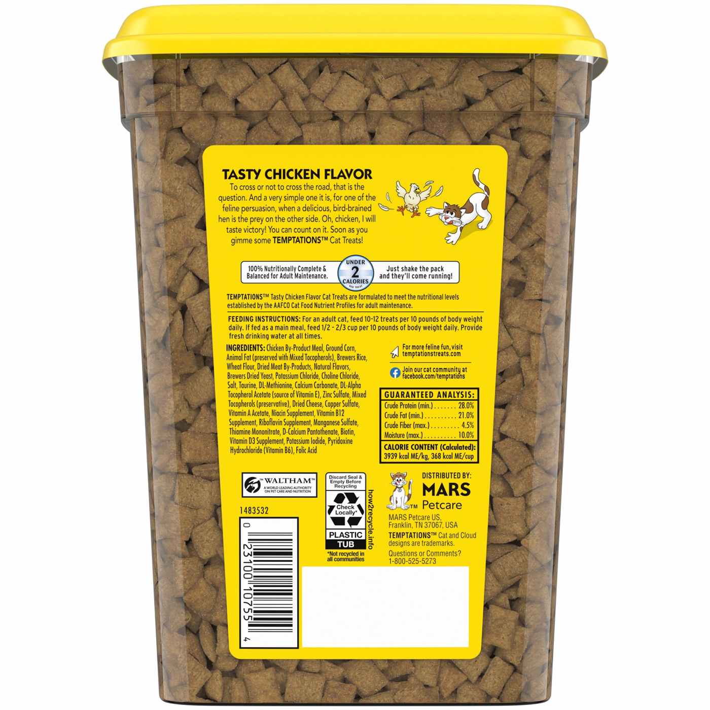 Temptations Classic Crunchy and Soft Cat Treats - Tasty Chicken Flavor; image 2 of 4