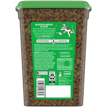 Temptations Classic Crunchy and Soft Cat Treats Seafood Medley Flavor, 16 oz