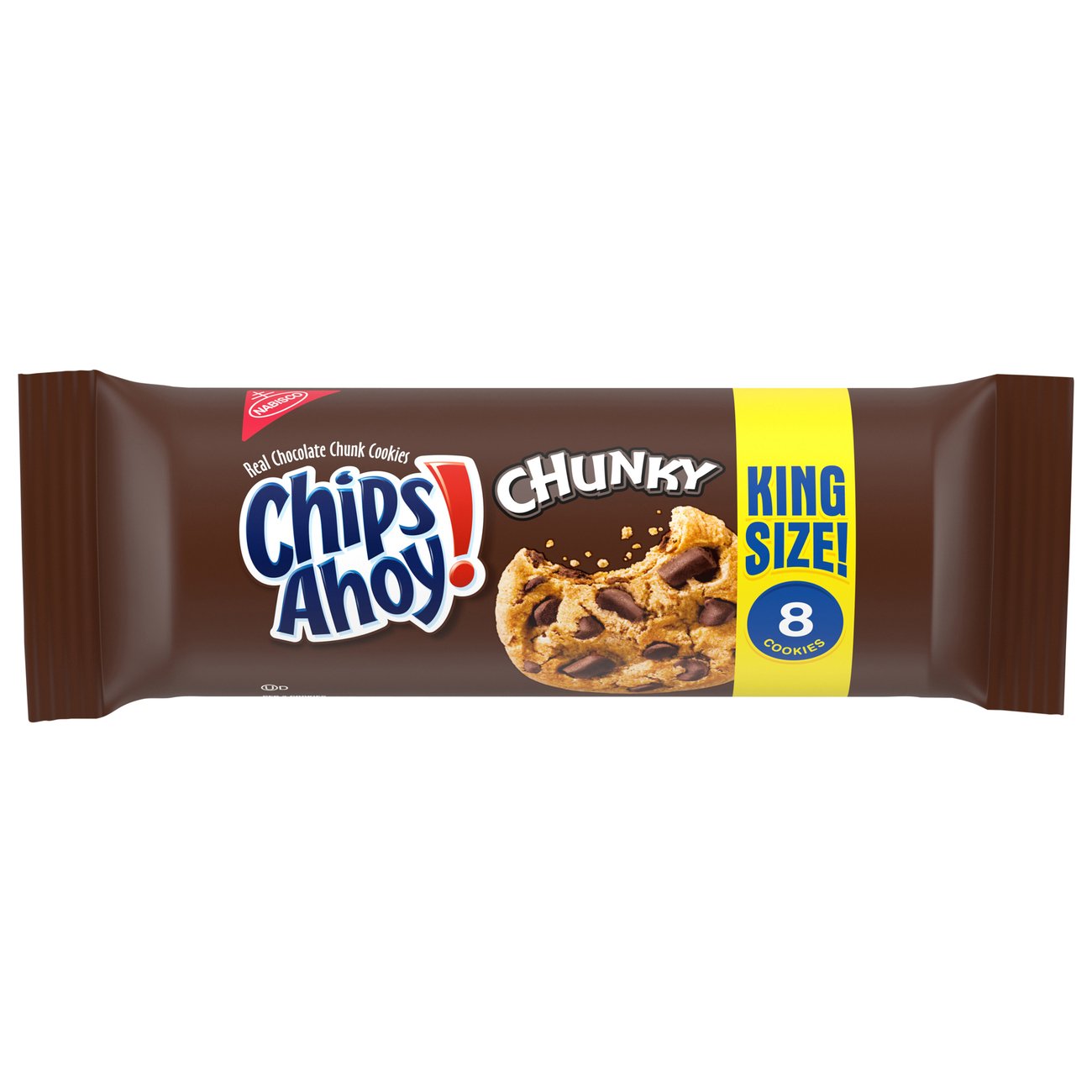 Nabisco Chips Ahoy! Chunky Chocolate Chip Cookies King Size Shop Cookies at HEB
