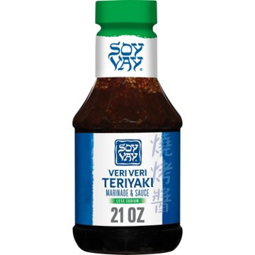 Soy Vay Veri Veri Teriyaki Less Sodium Marinade & Sauce, 21 oz