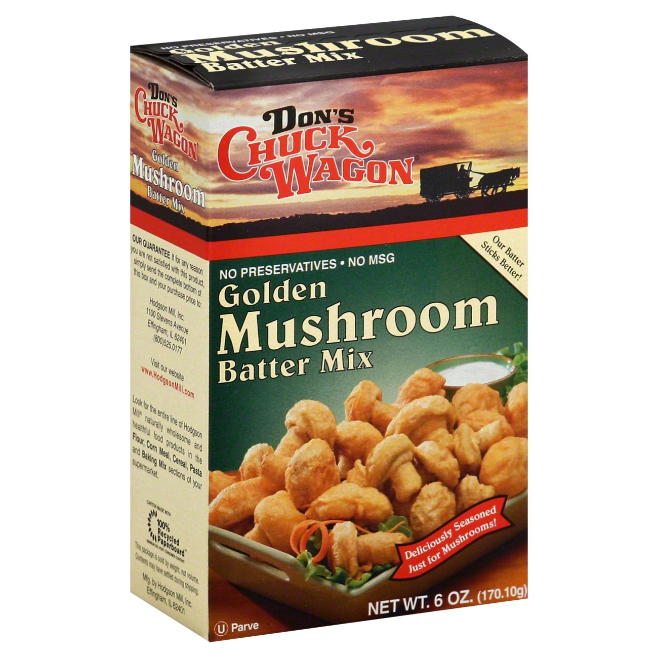 Don's Chuck Wagon Golden Mushroom Batter Mix Shop Breading & crumbs at HEB