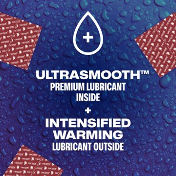 Trojan Double Ecstasy Lubricated Condoms, 10 ct