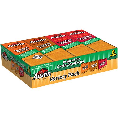 Austin Variety Pack Reduced Fat Cracker Sandwiches Shop Snacks