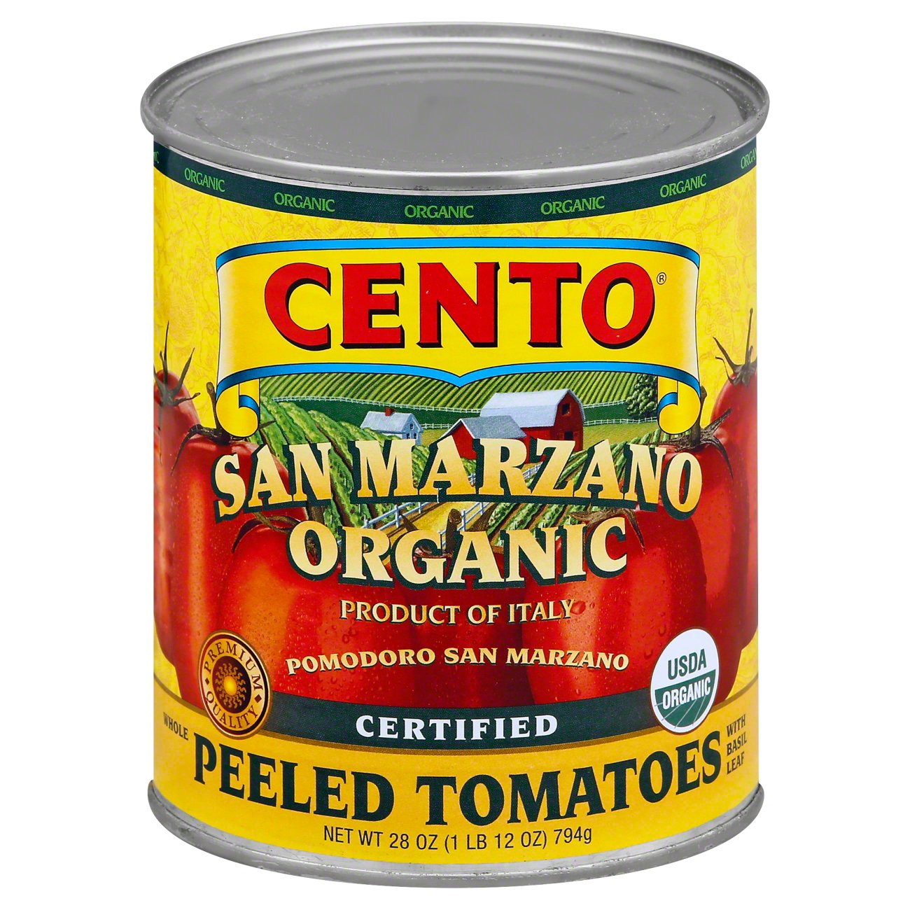 Cento San Marzano Organic Peeled Tomato Shop Tomatoes at HEB