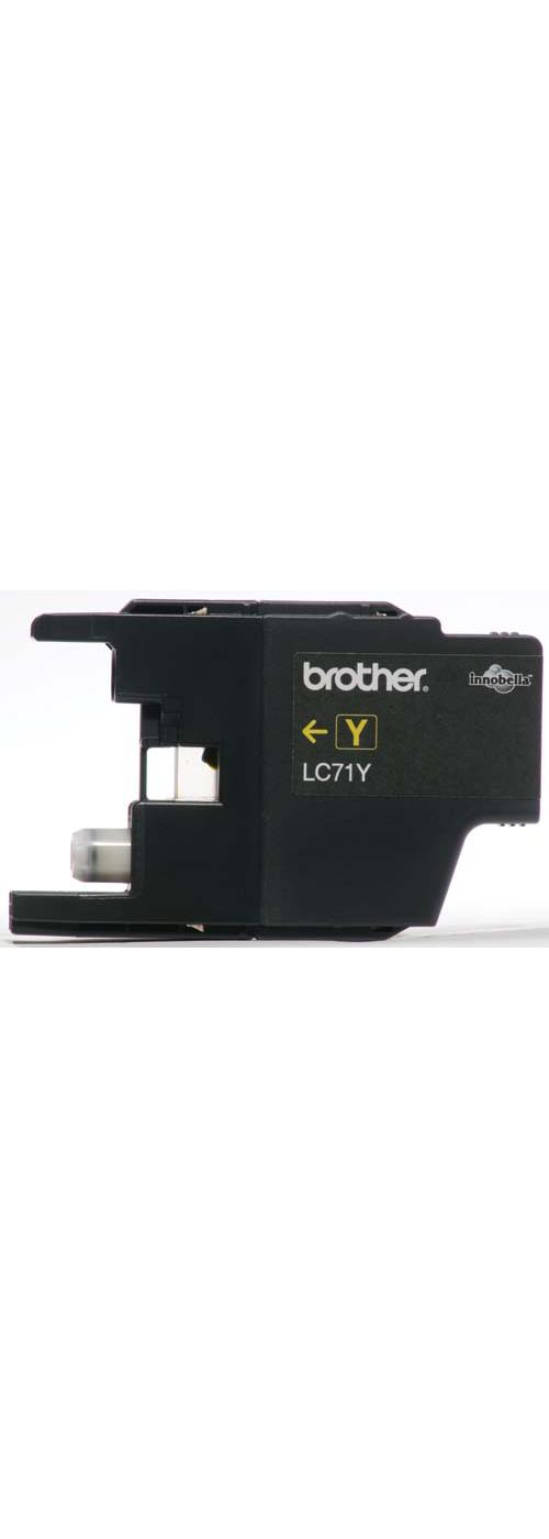 Brother LC71 Yellow Ink Cartridge; image 1 of 2