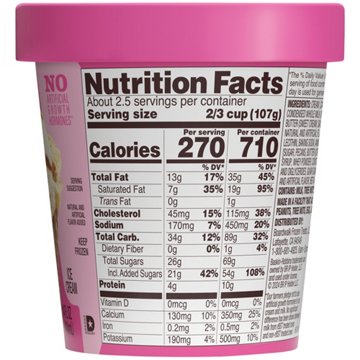 Baskin Robbins Pralines 'N Cream Ice Cream