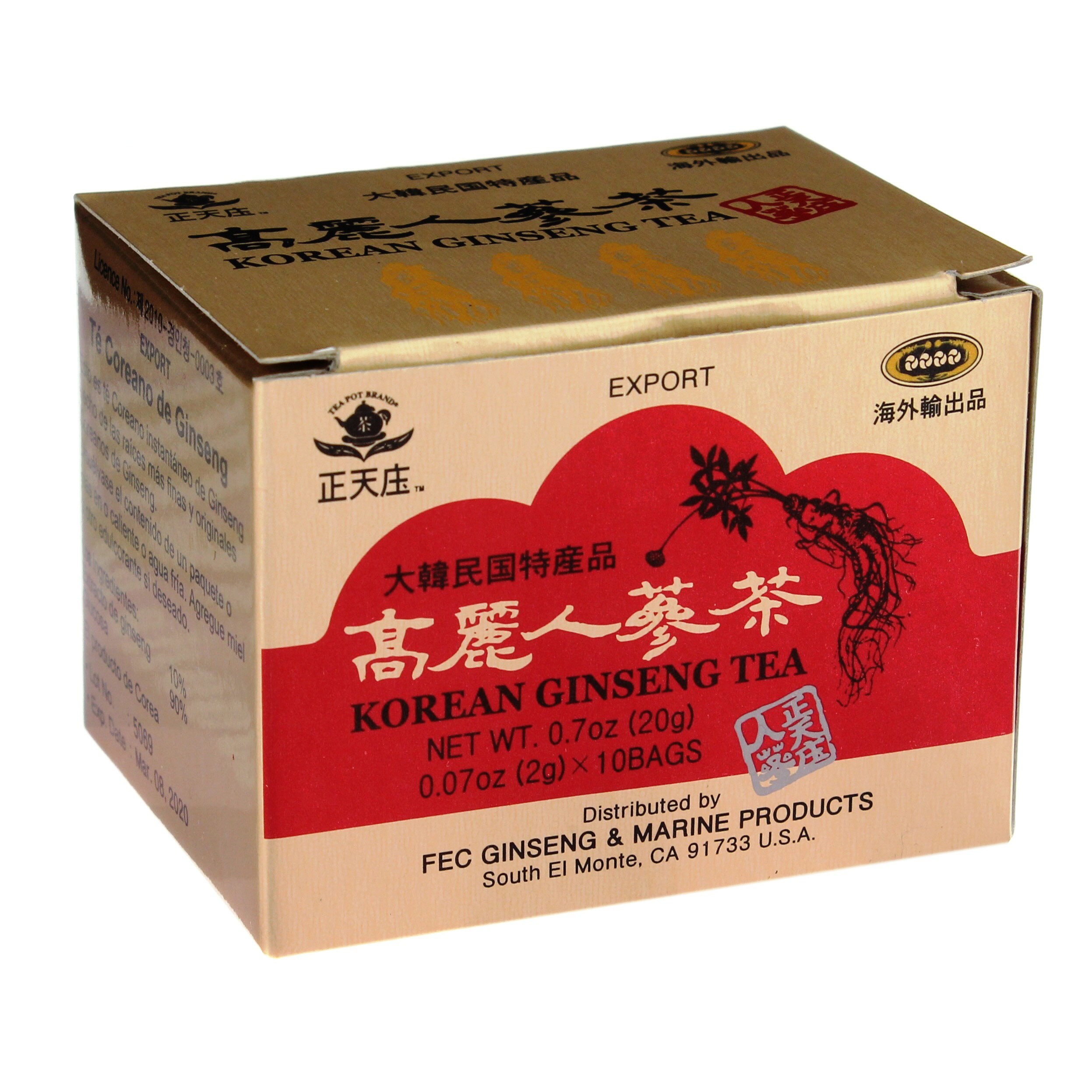 Korean Ginseng Tea Shop Tea At H E B