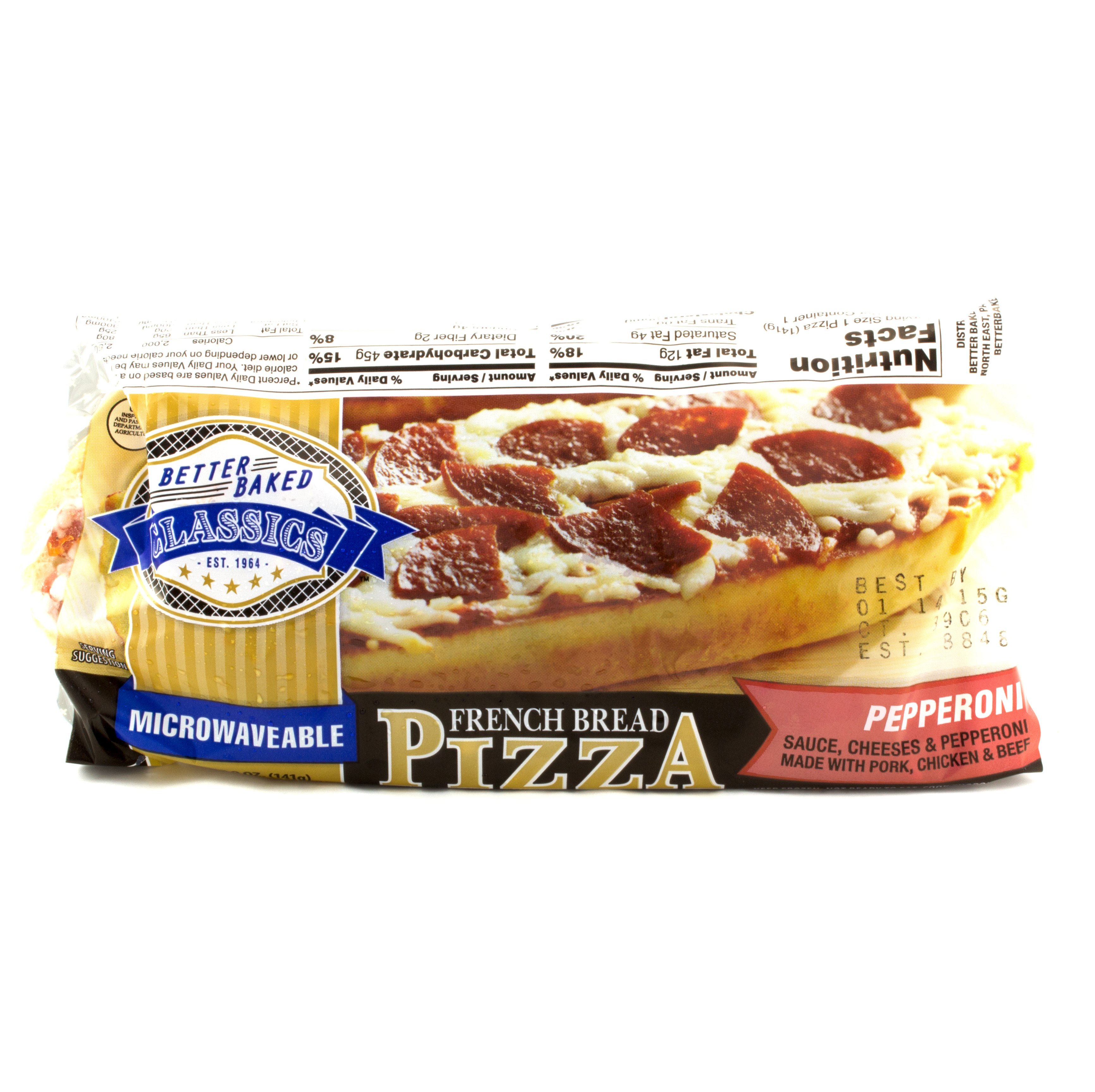 Better Baked Pepperoni French Bread Pizza Shop Pizza at HEB