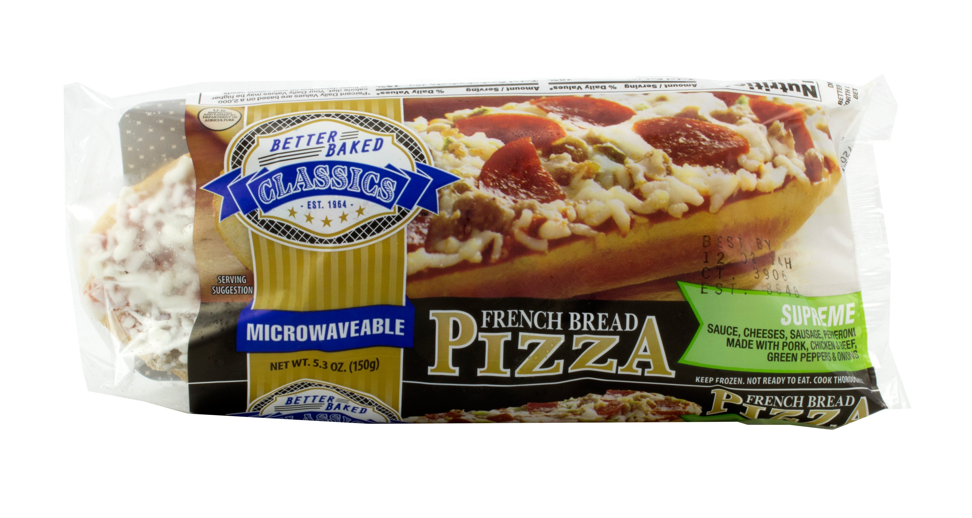 Better Baked Supreme French Bread Pizza Shop Pizza at HEB