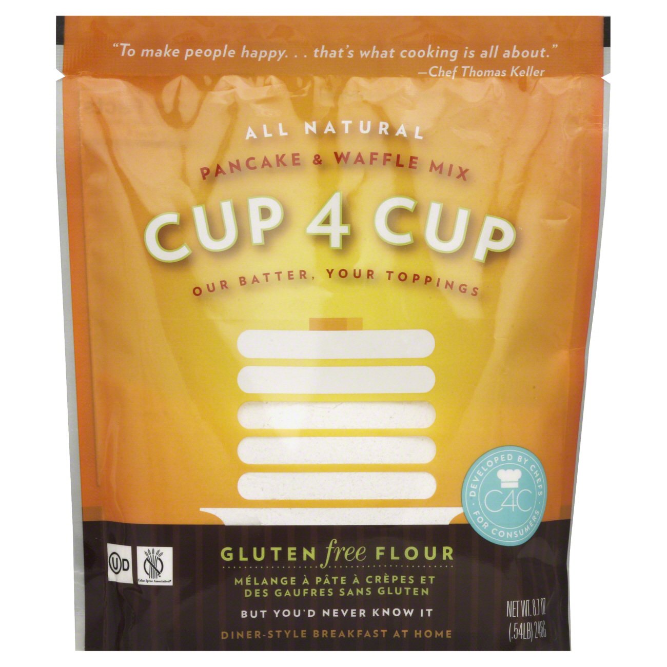 Cup 4 Cup Gluten Free Flour Pancake & Waffle Mix Shop Pancake Mixes