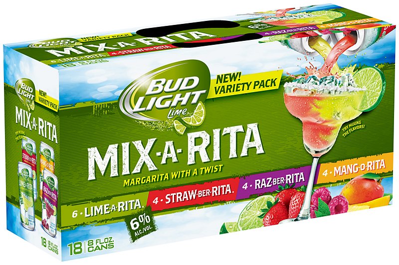 Bud Light Lime Mix A Rita 18 Pack