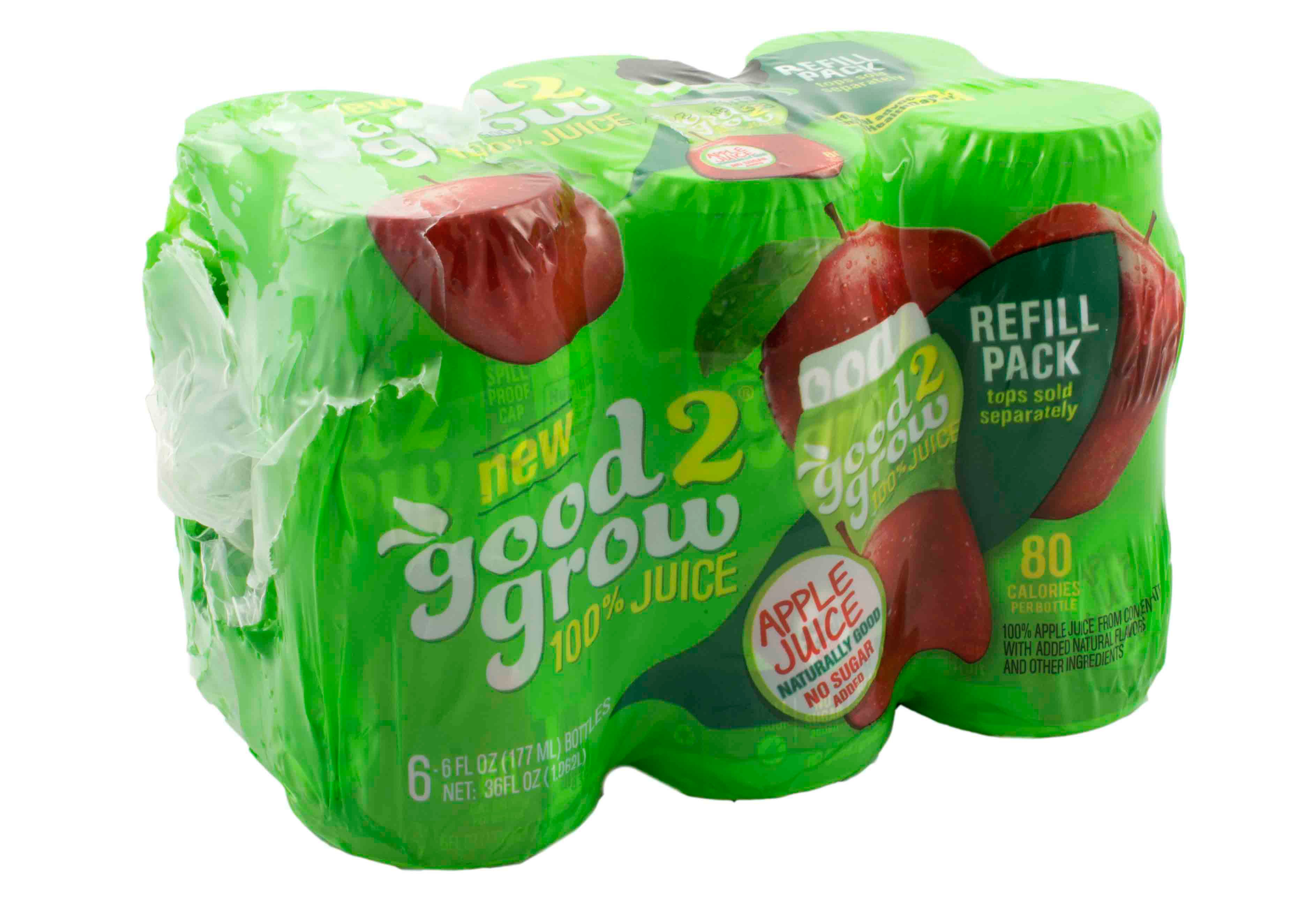 Good 2 Grow Apple Juice Refills 6 PK Bottles Shop Juice at HEB
