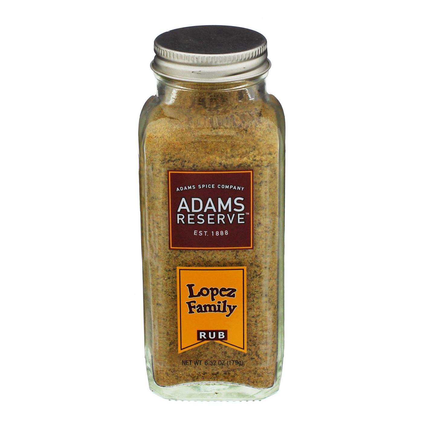 Adams Reserve Lopez Family Rub; image 1 of 2