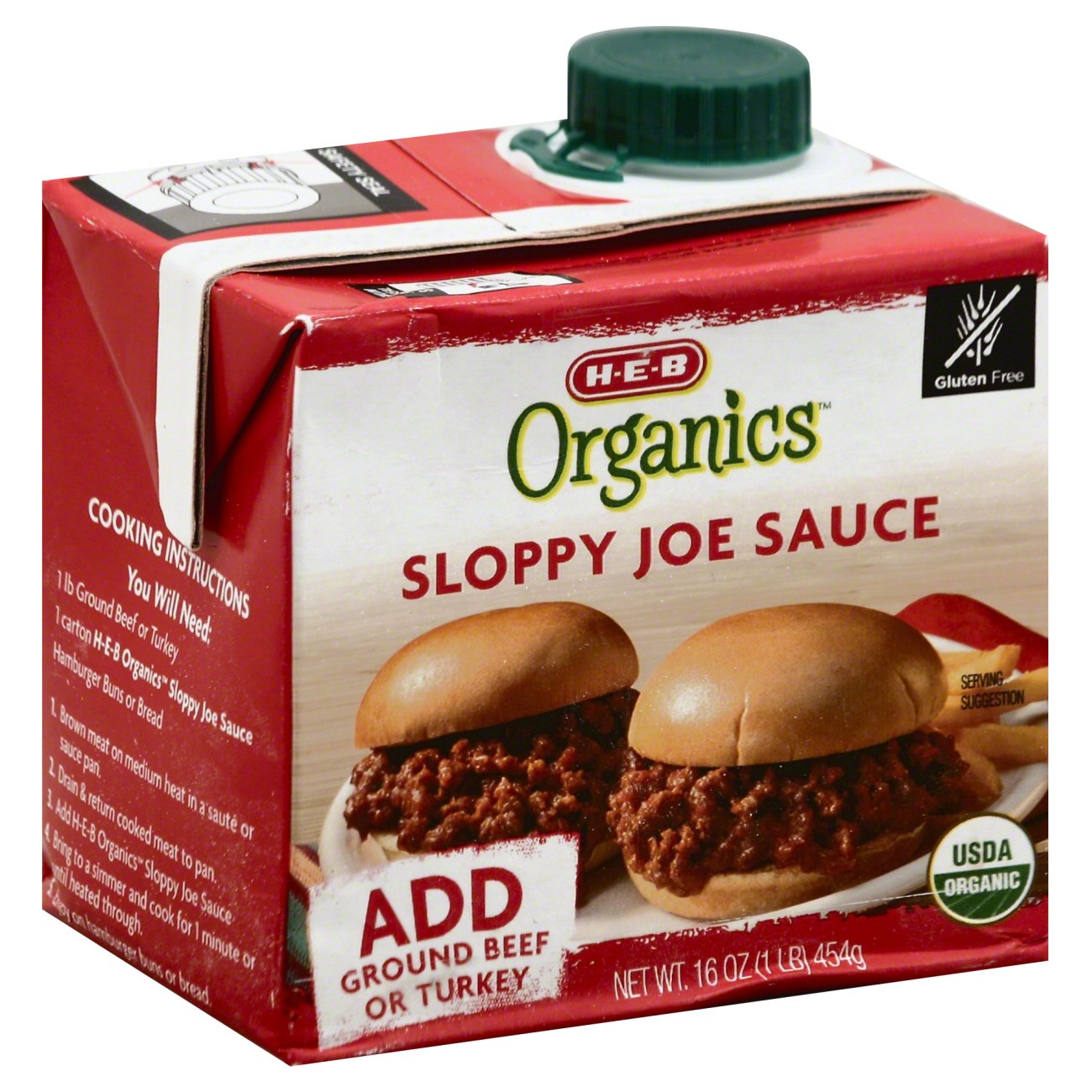 HEB Organics Sloppy Joe Sauce Shop Cooking sauces at HEB