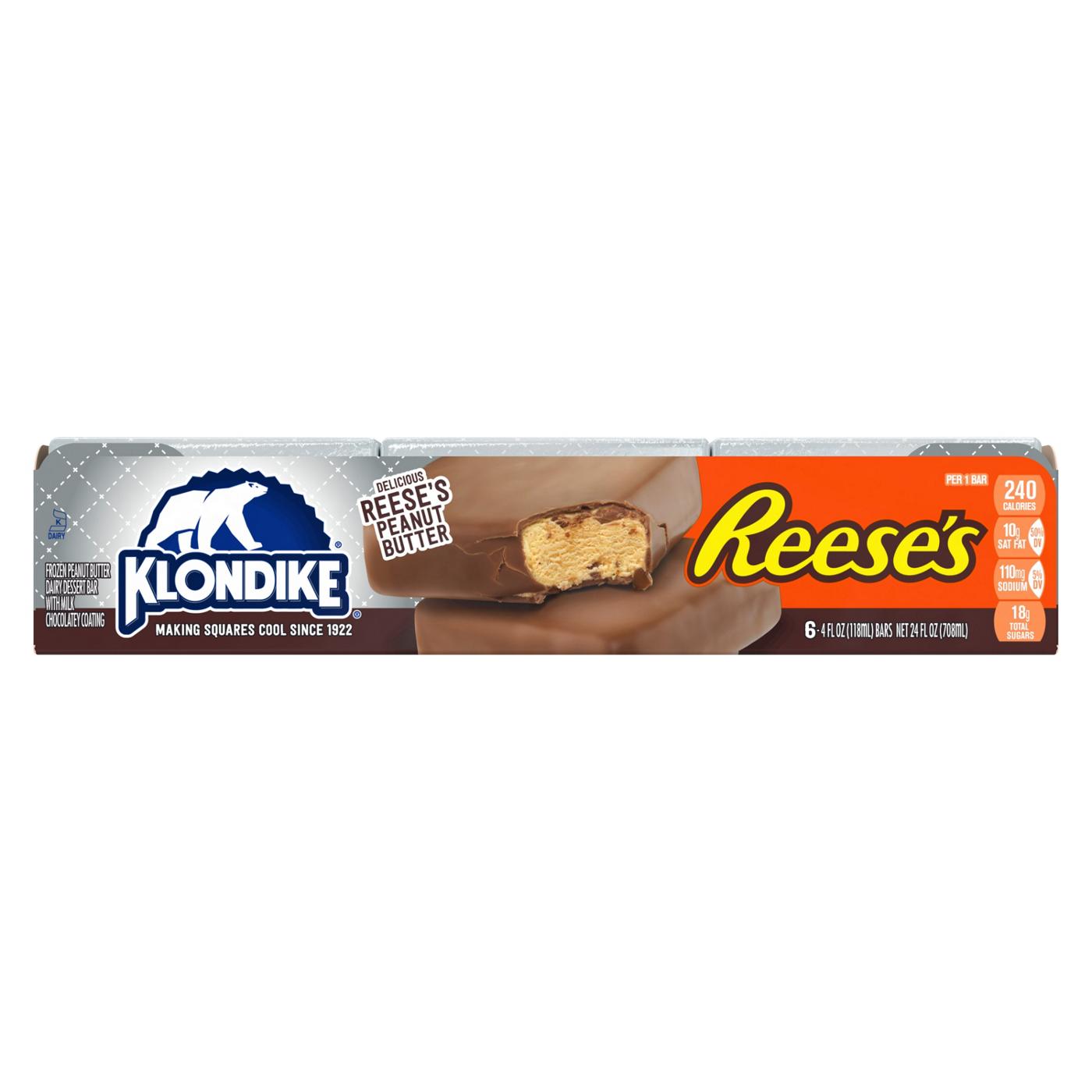 Klondike Reese's Ice Cream Bars; image 1 of 3