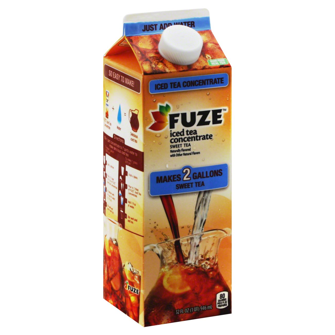 Fuze Summer Peach Black Tea - Shop Tea at H-E-B