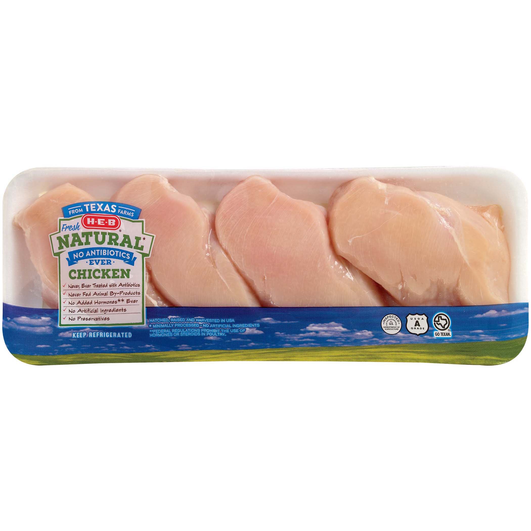 H-E-B Natural Whole Chicken