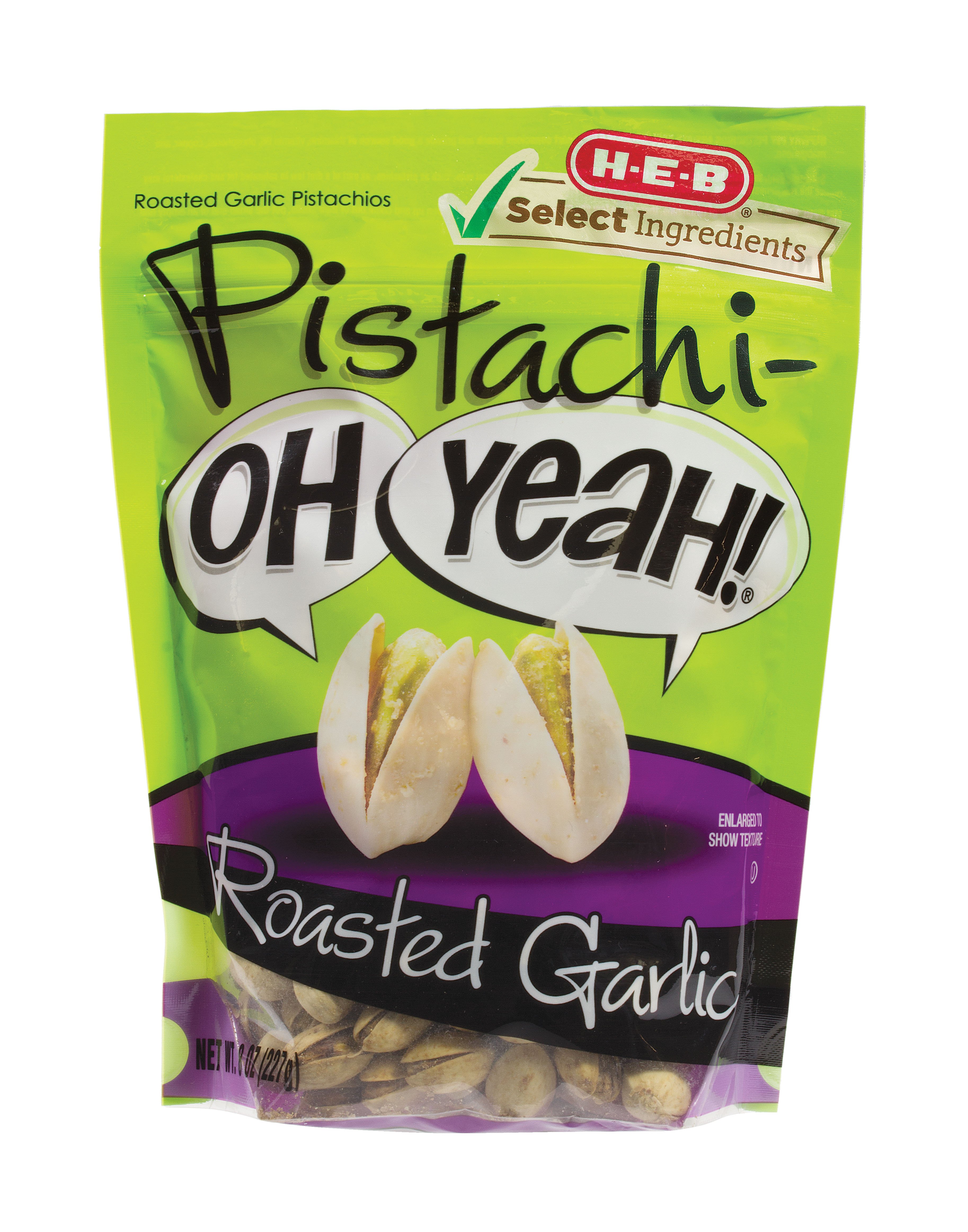 HEB Select Ingredients Roasted Garlic Pistachios Shop Nuts & Seeds