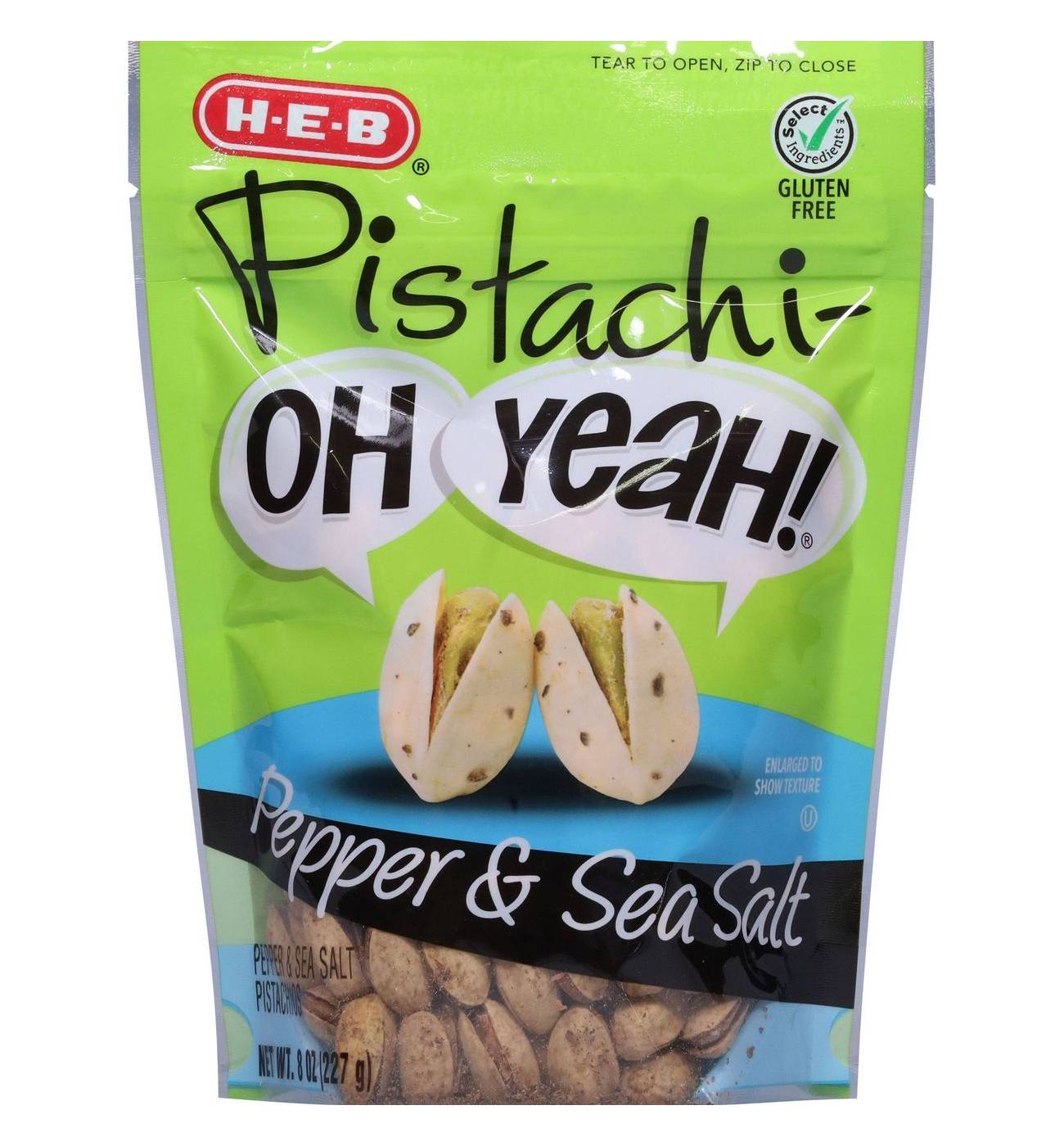 H-E-B Pistachi-OH YEAH! Pistachios - Sea Salt & Pepper; image 3 of 5