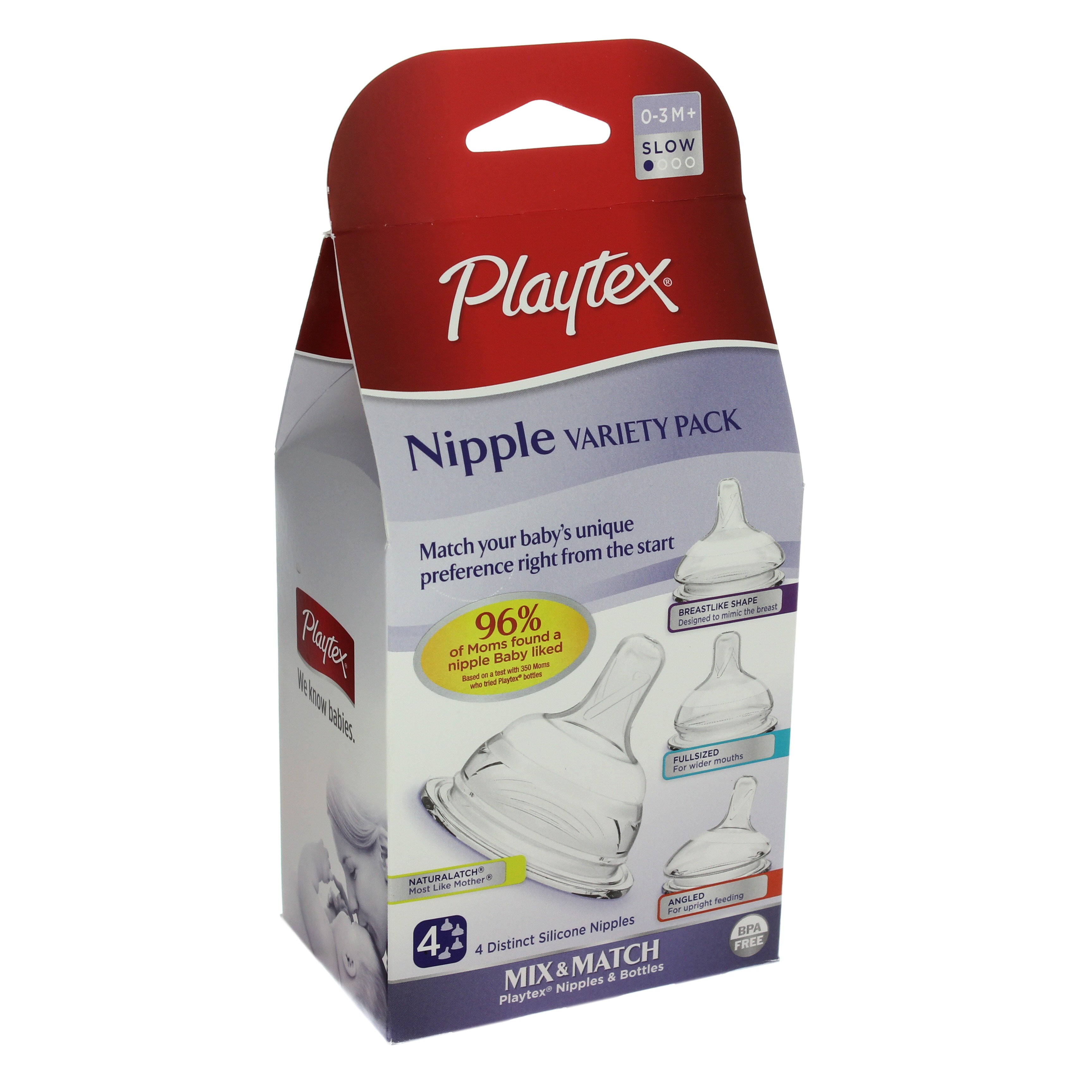 playtex nipple variety pack