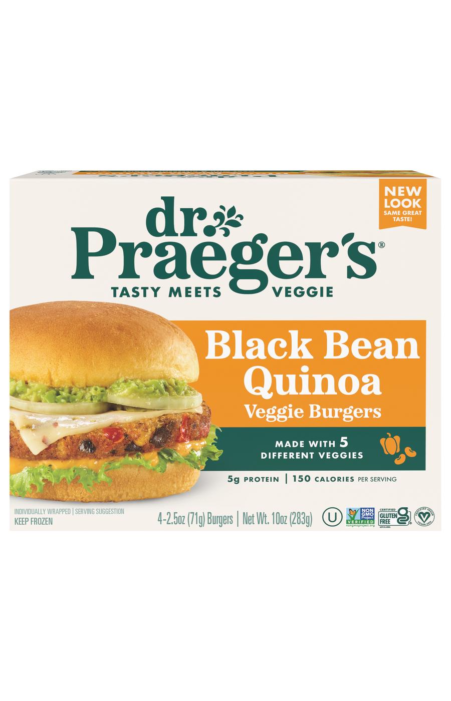 Dr. Praeger's Black Bean Quinoa Veggie Burgers; image 1 of 4