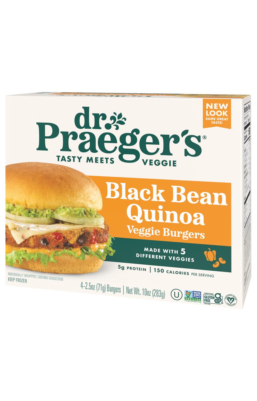 Dr. Praeger's Black Bean Quinoa Veggie Burgers; image 4 of 4