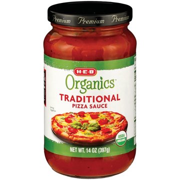 H-E-B Organics Traditional Pizza Sauce, 14 oz