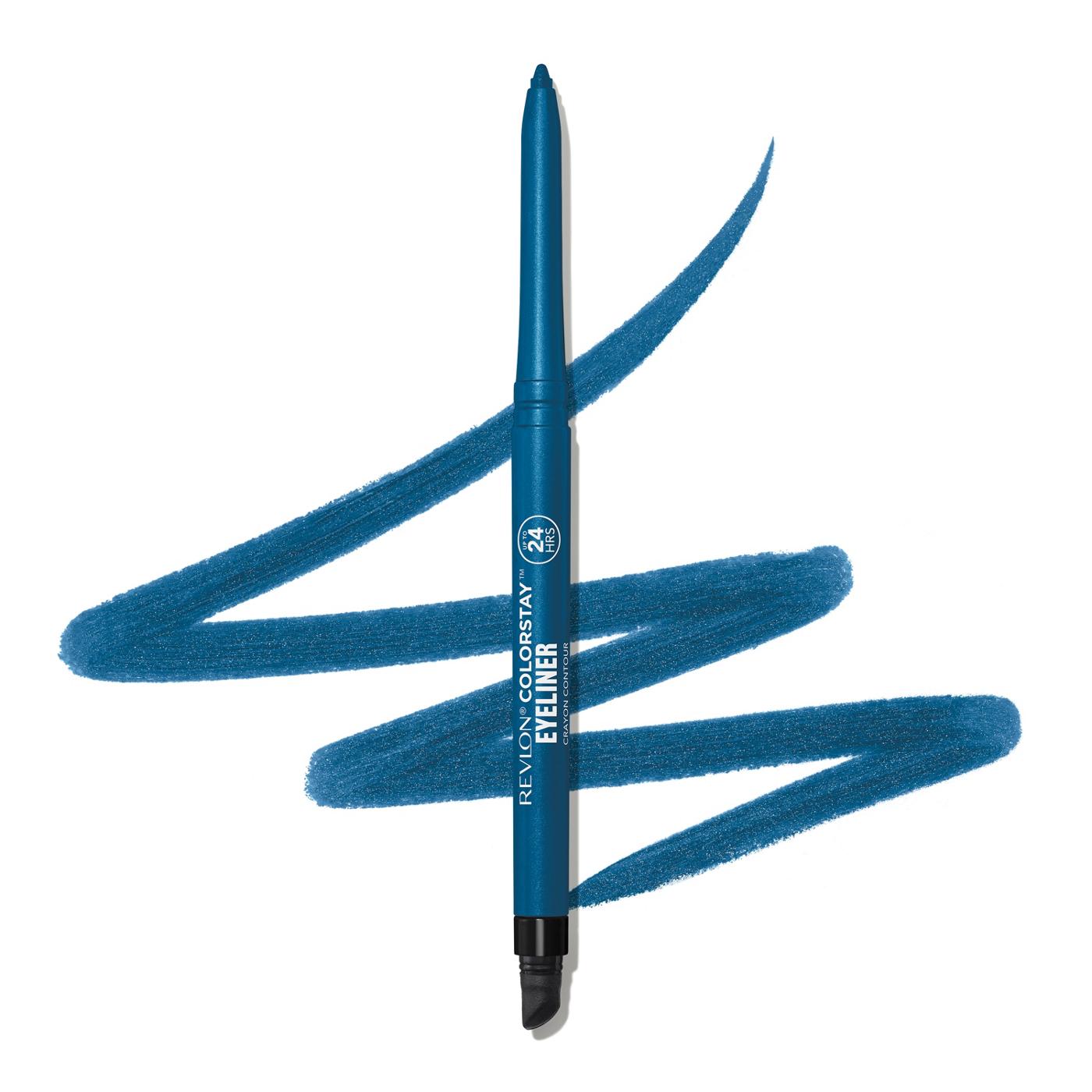 Revlon ColorStay Eyeliner Pencil, 205 Sapphire; image 3 of 9